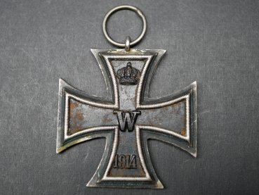EK2 Eisernes Kreuz 2. Klasse 1914 - LV gestempelt - Lieferungsverband für Eiserne Kreuze