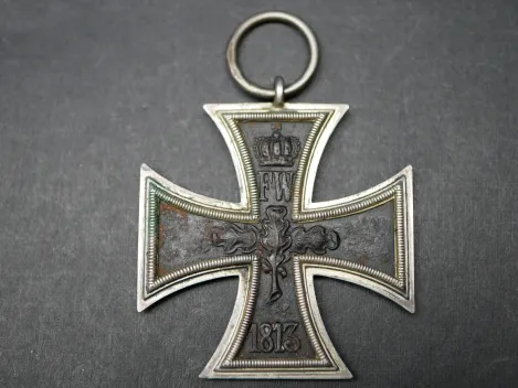 EK2 Iron Cross 2nd Class 1914 - CD 800 stamped - Carl Dillenius with silver stamp