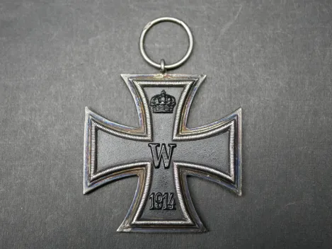 EK2 Eisernes Kreuz 2. Klasse 1914 - M gestempelt - B.H. Mayer, Pforzheim