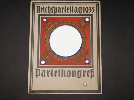 Seltene Eintrittskarte - Reichsparteitag 1935 Parteikongress