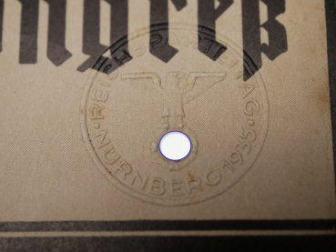 Preview: Seltene Eintrittskarte - Reichsparteitag 1935 Parteikongress
