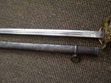 Preview: Prussian IOD Infantry Officer's Sword with Folding Hinge - Manufacturer Clement & Jung Solingen