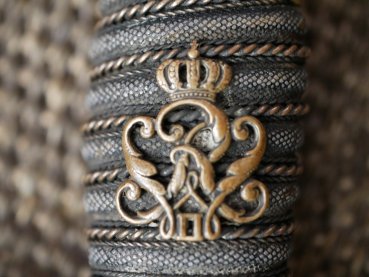 Prussian IOD Infantry Officer's Sword with Folding Hinge - Manufacturer Clement & Jung Solingen