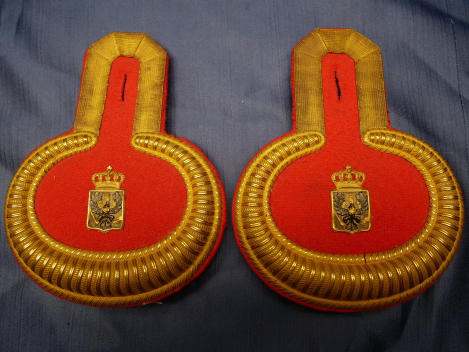 Prussian pair of epaulettes - Railway Administration KPEV, probably for a stationmaster