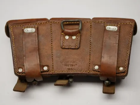 Munitionstasche für K98 mit Hersteller Curt Vogel, Cottbus 1934