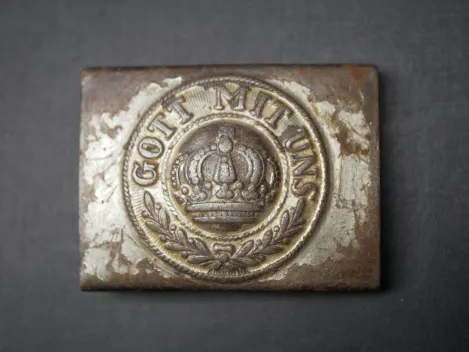 Prussian belt buckle in iron version