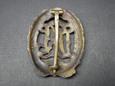 Preview: DRL Sportabzeichen in Bronze mit Hersteller Wernstein Jena