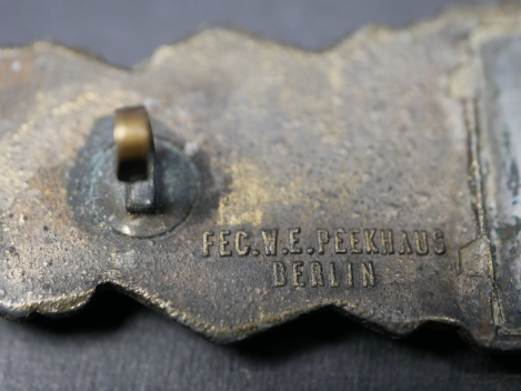 Preview: Nahkampfspange in Bronze - C.E. Juncker, Berlin