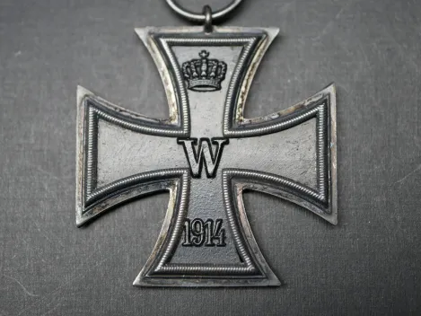 EK2 Eisernes Kreuz 2. Klasse 1914 an Einzelspange - K gestempelt - W. Kluge & Co.