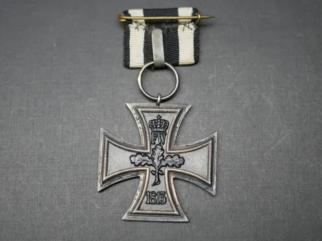 EK2 Eisernes Kreuz 2. Klasse 1914 an Einzelspange - K gestempelt - W. Kluge & Co.