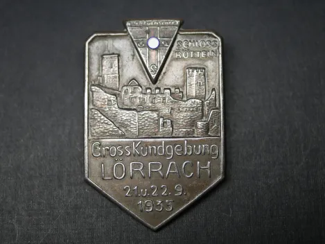 Abzeichen - NS-Frauenschaft Grosskundgebung Lörrach 1935
