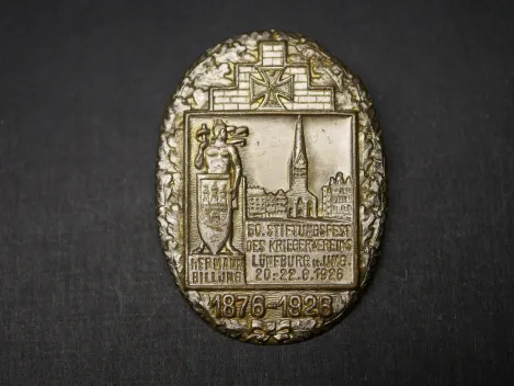 Abzeichen - 50. Stiftungsfest des Kriegervereins Lüneburg und Umgebung 1926