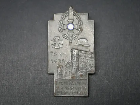 Abzeichen - Frontkämpfer und Kriegsopfer Ehrentag Trier 1936
