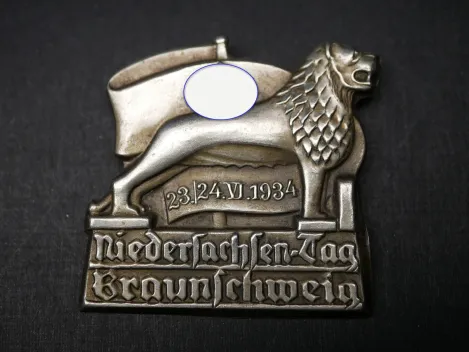 Abzeichen - Niedersachsen Tag Braunschweig 1934