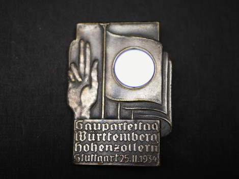 Badge - Gau Party Congress Württemberg-Hohenzollern Stuttgart 1934