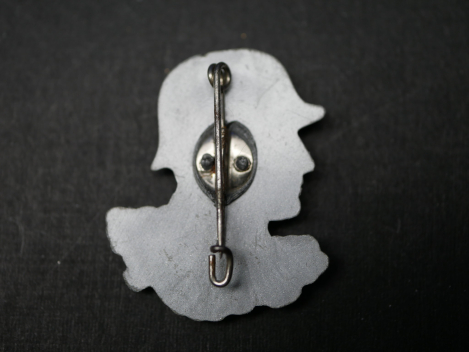 Preview: Abzeichen - Soldatenkopf mit Eichenlaub