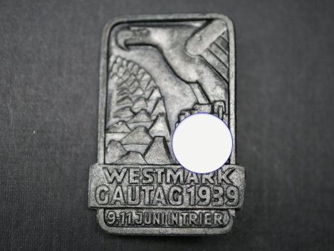 Abzeichen - Westmark Gautag 1939 in Trier