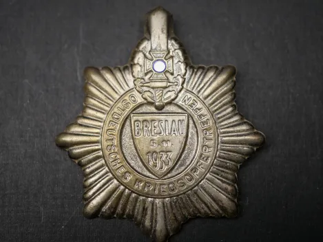 Abzeichen - Ostdeutsches Kriegsopfertreffen Breslau 1933