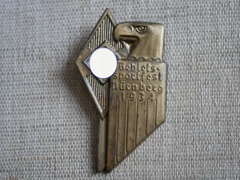 Abzeichen - HJ Gebietssportfest Nürnberg 1934