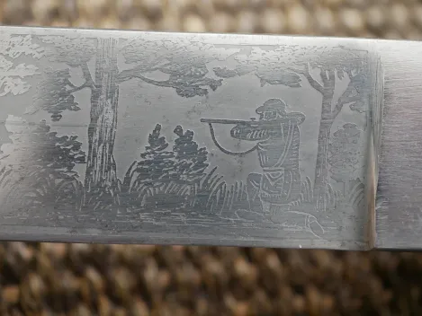 Hirschfänger für Angehörige der Deutschen Jägerschaft vom Hersteller Anton Wingen Solingen