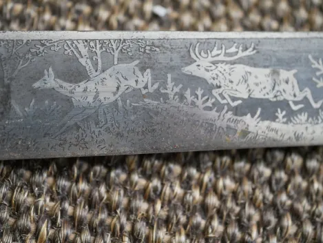 Hirschfänger für Forstbeamte / Förster mit Hersteller Eickhorn Solingen