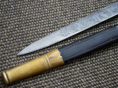 Hirschfänger für Forstbeamte / Förster mit Hersteller Eickhorn Solingen