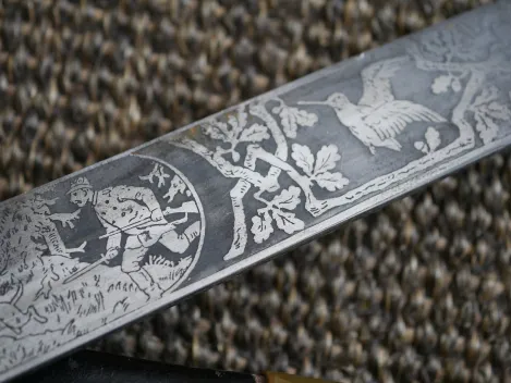 Hirschfänger für Forstbeamte / Förster mit Hersteller Eickhorn Solingen