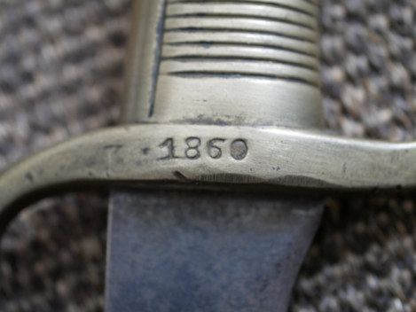 Lippe-Detmold M1849 bayonet of the Lippe Infantry