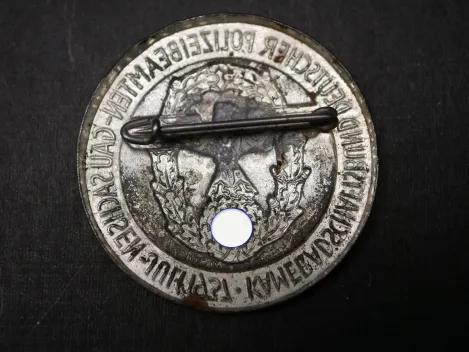 Badge - Association of German Police Officers - Gau Saxony 1937