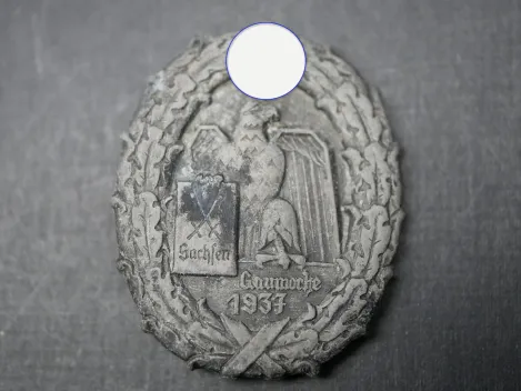 Badge - Saxony Gauwoche 1937