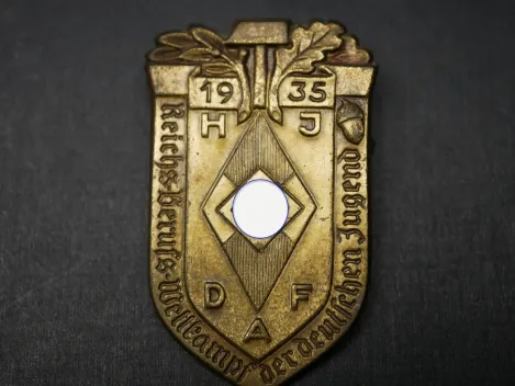 Abzeichen - HJ / DAF Reichs-Berufs-Wettkampf der deutschen Jugend 1935