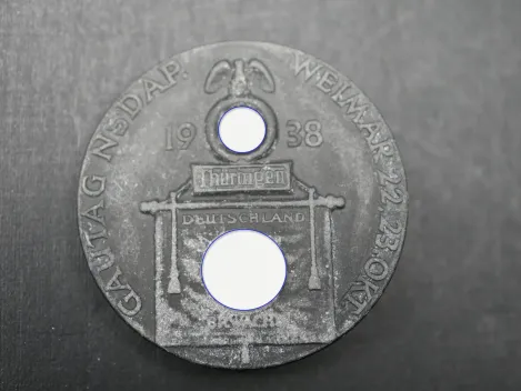 Badge - Gautag NSDAP Weimar 1938