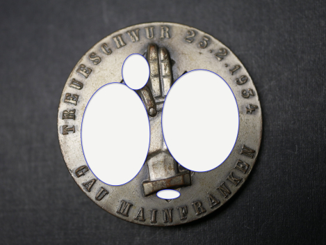 Preview: Badge - Oath of Allegiance Gau Mainfranken 1934
