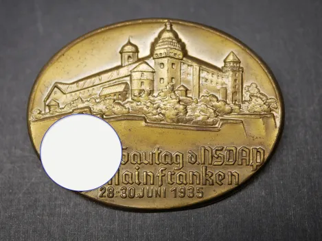 Abzeichen - Gautag der NSDAP Mainfranken 1935