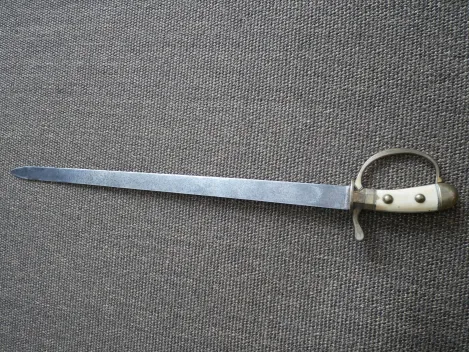 Hunting Dagger with Decorated Blade, circa 1800–1820