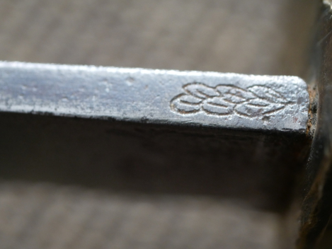 Preview: Hirschfänger mit verzierter Klinge um 1800/20