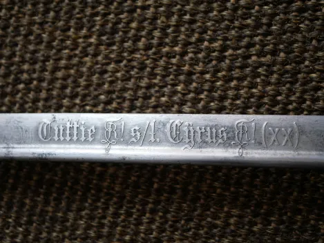 Imperial German Navy – Presentation saber with Damascus blade and deluxe hilt by manufacturer WKC