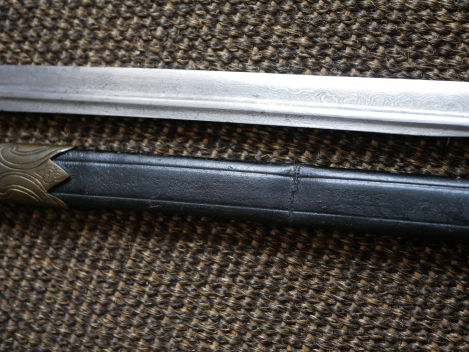 Kaiserliche Marine - Geschenksäbel mit Damastklinge und Extragefäß vom Hersteller WKC