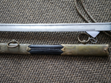 Kaiserliche Marine - Geschenksäbel mit Damastklinge und Extragefäß vom Hersteller WKC
