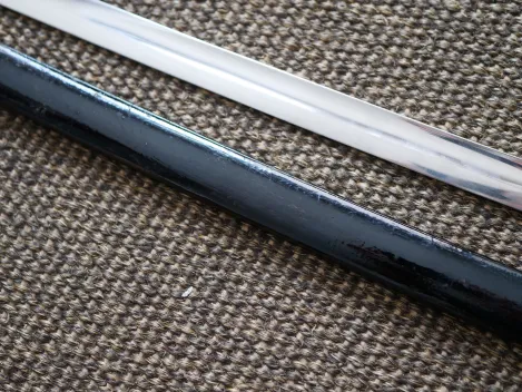 Wehrmacht officer's saber with double-sided blade etching "Kavallerie Regiment 3"