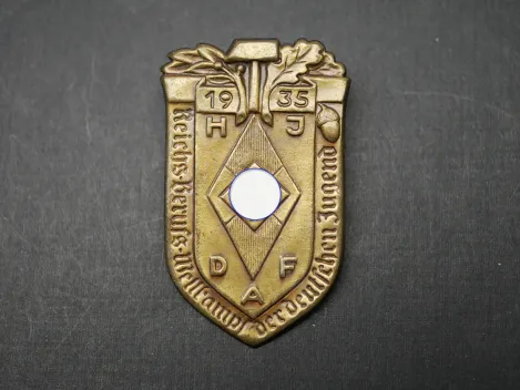 Badge – HJ / DAF Reich Vocational Competition of German Youth 1935