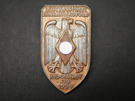 Badge – Thuringian Hitler Youth Showcase, Rudolstadt 1939