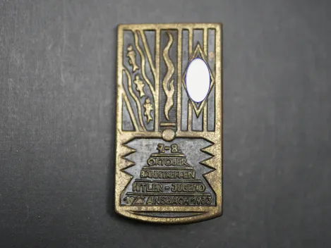 Badge – Hitler Youth Ansbach District Rally 1933