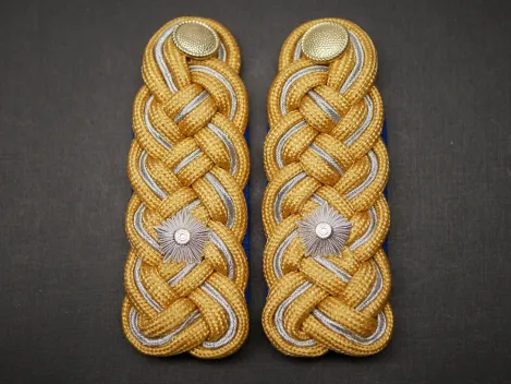 Pair of Major General shoulder boards (Transport Police) for the NVA/GDR uniform