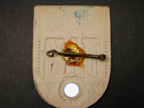 Badge – Hof District Assembly 1939, cardboard