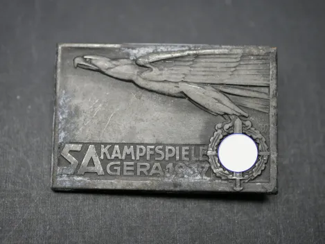 Abzeichen - SA Kampfspiele Gera 1937