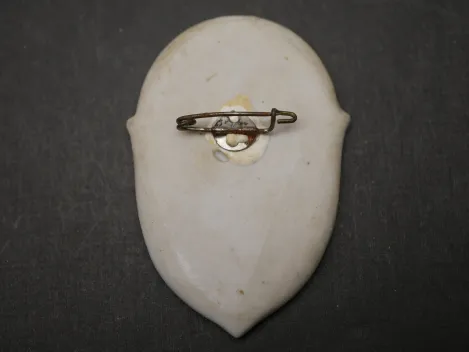 Badge – "Old Guard" District Gathering – 15th Anniversary of the Old Guard March, Coburg 1937, porcelain