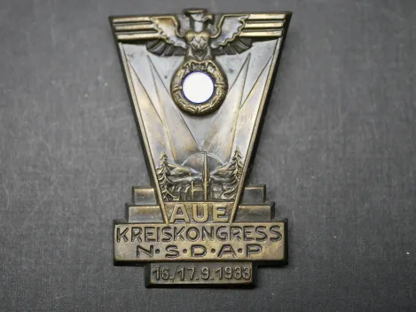 Abzeichen - Kreiskongress NSDAP 1933 in Aue