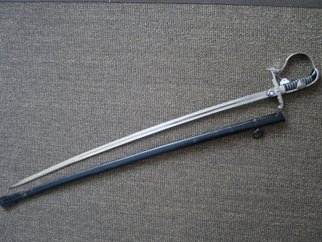 Wehrmacht Säbel für Offiziere des Heeres Modell "Prinz Eugen" aus der Feldmarschallserie von Eickhorn Solingen