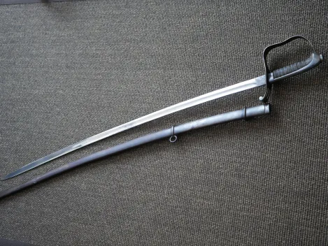 Infantry saber of unknown origin, likely Austrian or Württemberg